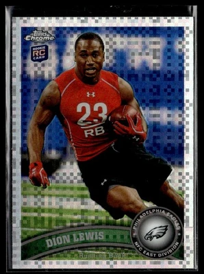 2011 Topps Chrome Dion Lewis Xfractors Rookie HSC - Image 1 of 2