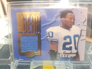 1999 LEAF CERTIFIED GRIDIRON GEAR RELIC BARRY SANDERS 284/300 #ES20 EBAY RARE - Picture 1 of 2