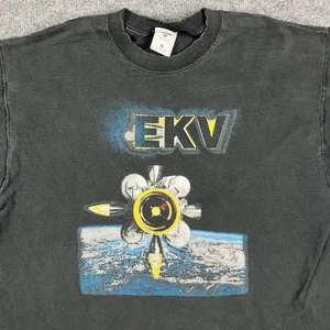 Fruit of the Loom T-Shirt Herren Gr. XL schwarz EKV Grafik Vintage Tech Space  - Bild 1 von 9