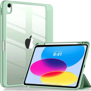 Smart Cover Case With Pencil Slot For iPad 10th 9th 8th Air 5/4 10.9 Pro 11 12.9 - Picture 1 of 22