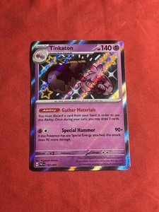 Holo Tinkaton 167/091 Shiny Rare Paldean Fates Pokemon TCG🔥 - Picture 1 of 4