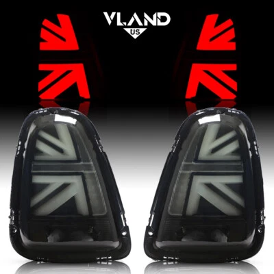 Getönt Voll LED Rückleuchten für Mini Cooper R56 R57 R58 2007–2013 Bremsleuchten - Bild 1 von 4