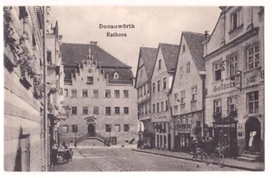 AK Donauwörth, Reichsstraße, Gasthaus zur Glocke, um 1915 - unbeschrieben - TOP - Bild 1 von 1
