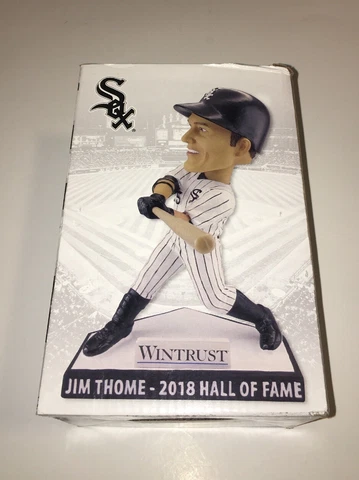 JIM THOME SGA 8/11/18 New in Box Chicago White Sox Hall of Fame Bobblehead Cover