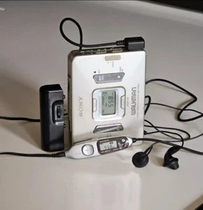 Super Rare Sony Walkman WM-FX855 Radio Cassette Player Dual LCD Remote Control - Picture 1 of 14