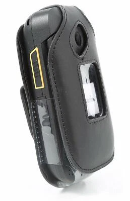 Leather Fitted Case Cover with Rotating Belt Clip for Sonim XP3 XP3800 Beltron - Image 1 of 4