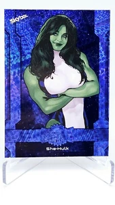 Skybox Marvel Metal Universe Avengers #77 She-Hulk Grandiose 2024 - Imagen 1 de 2