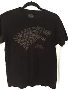 Camiseta Mujer Juego de Tronos Negra Mediana (usada) - Imagen 1 de 2