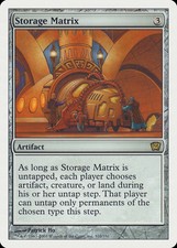 Storage Matrix 9th Edition PLD Artifact Rare MAGIC GATHERING CARD ABUGames