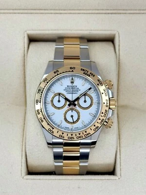 NEW 2025 Rolex Cosmograph Daytona 40mm 126503 Two-Tone White Dial - Image 1 of 4