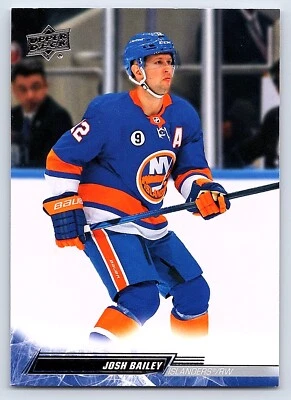 2022-23 Upper Deck Series 1 - Josh Bailey #113-Islanders - Image 1 of 2