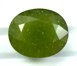 42.80 Cts Antique Quality 100% Natural Peridot Oval Cut Loose stone - Picture 1 of 4