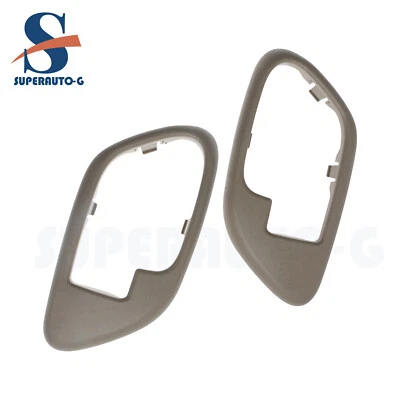 Bisel protector decorativo borde manija puerta interior diestro y derecho para Chevrolet Tahoe Foto 1 de 4