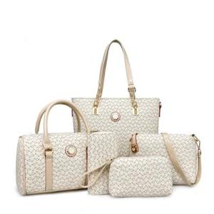 5PCS Women Hand Bag Leather Purse Shoulder Bag Ladies Handbag Famous Brand 2021 - Picture 1 of 30