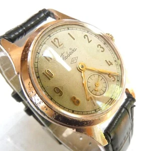 Beautiful POBEDA vintage watch made in USSR from the 1950s | with Textured Face - Picture 1 of 18