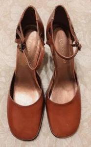 Striking Enzo Angiolini Strappy Heeled Whitney Style Cognac Women Shoes Size 7M - Picture 1 of 1