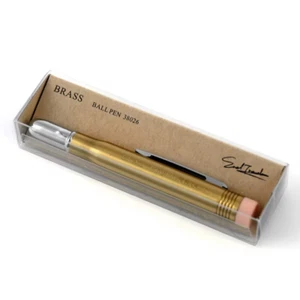 Traveler'S Brass Pencil Metal Stationery Retro Travel Stationery Series Pictures - Picture 1 of 14