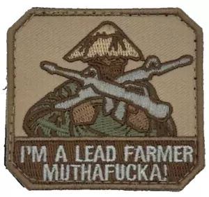 Im a Lead Farmer Mxthfxcka 2,5 pollici divertente patch con gancio umorismo di PatchCentral - Foto 1 di 1