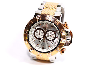 Invicta Men's 32467 Subaqua Quartz Multifunction Silver, Rose Gold Dial Watch