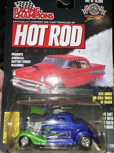 1934 34 FORD COUPE Racing Champions Hot Rod Magazine Issue #84 1998 1:54 LB NEW - Picture 1 of 8