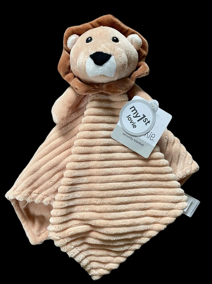 Manta de seguridad acanalada juguete marrón amoroso león peluche león novato con etiqueta JCP Foto 1 de 4