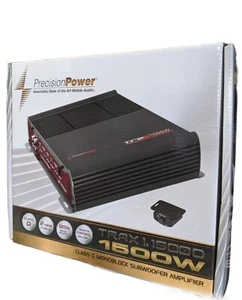PRECISION POWER PPI TRAX1.1500D MONOBLOCK CAR AUDIO CLASS D SUB AMP AMPLIFIER - Picture 1 of 3