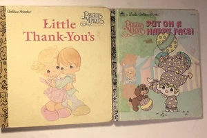 Golden books Lot of 2 little Thank Yous Put On A Happy Face - Picture 1 of 2