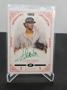 2022 Onyx Authenticated- Allan Cerda Auto /50 Green Ink!! - Picture 1 of 2