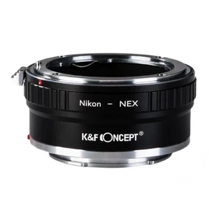 K&F Concept Adapter mark II for Nikon AI AIS F Lens to Sony E-Mount Camera a7R2 - Picture 1 of 10