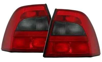 Traseras Rojo/Negro Izquierda + Derecho para Opel Vectra B Limo 99-03 Facelift - Imagen 1 de 3