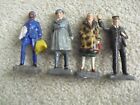 Lot of 4 Vintage 1950s Japan Composition Railroad Worker Figurines 3 1/4" Tall