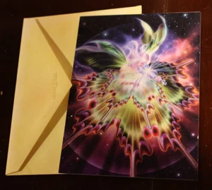 "Axia" by Shu a fairy playing a violin birthday card 2010 - Picture 1 of 4