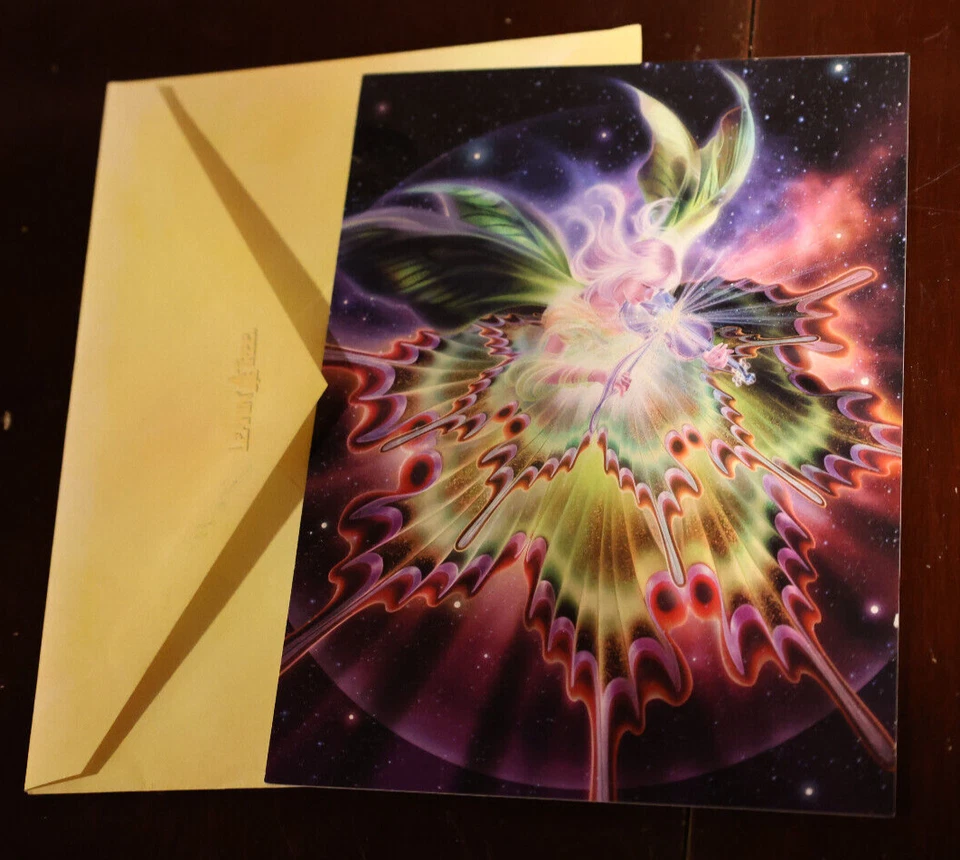 "Axia" by Shu a fairy playing a violin birthday card 2010 - Image 1 of 4