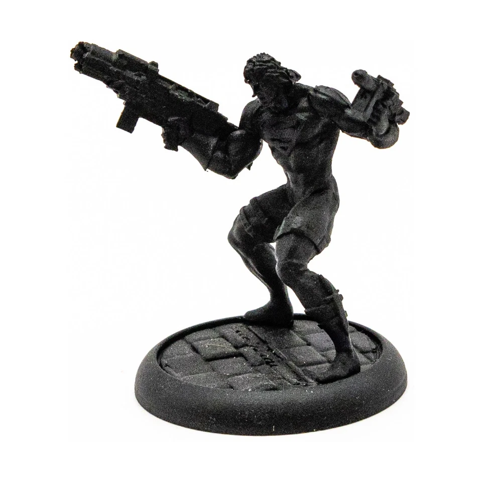 Knight Models DC Universe Mini Loose 35 мм Супермен No7 (черный костюм) почти как новый - Изображение 1 из 1