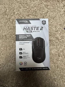 NEW HyperX Pulsefire Haste 2 Mini-Wireless Gaming Mouse - Black - Picture 1 of 2