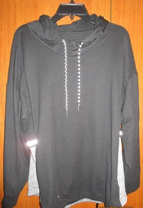 Serene Tangerine Hoodie Pullover Sz XXL Polyester Spandex Bust 48 Length 29 in - Picture 1 of 4