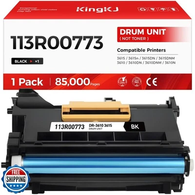 113R00773 Drum Unit (Not Toner) Replacement for Xerox 113R00773 3610 3615 Ima - Image 1 of 4