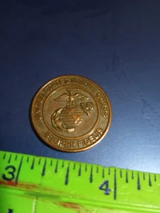 United States Marine Corps Foundation Toys For Tots Train Token USMC (23-1047) - Picture 1 of 2