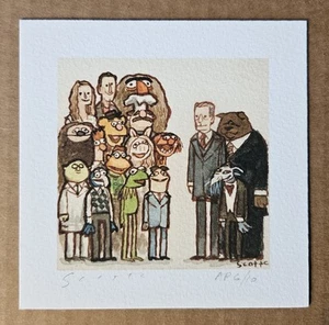Scott C Campbell The Muppets AP Great Showdown Art Print Poster Mondo Jim Henson - Picture 1 of 1