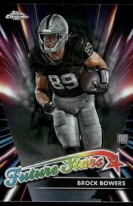 2024 Topps Chrome Brock Bowers Future Stars #FS-12 Las Vegas Raiders - Picture 1 of 2
