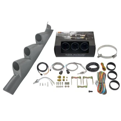 Medidores de temperatura GlowShift T7 Boost EGT Trans + cápsula gris para Ford Super Duty 11-16 Foto 1 de 4