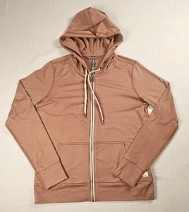 Vuori Halo Performance Hoodie 2.0 Medium Womens Cinnamon Size XS EUC  - Picture 1 of 7