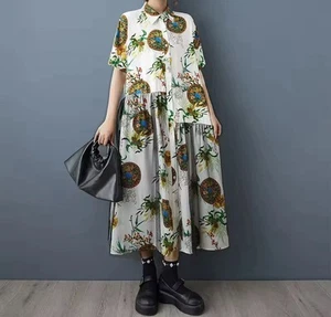 Black Net Ladies Ethnic Arty boho Relaxed Casual Funky Summer Chic dress 18 - Picture 1 of 23