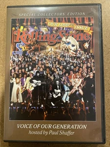 Rolling Stone Magazine 1000th Issue Voice of Our Generation DVD Paul Shaffer - Picture 1 of 3