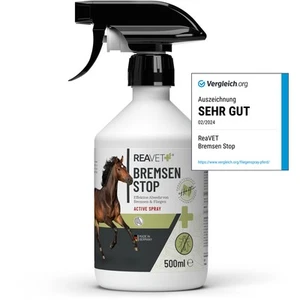 REAVET Bremsen Stop Fliegenspray Pferde 500ml mit AloeVera, Insektenspray - Bild 1 von 7