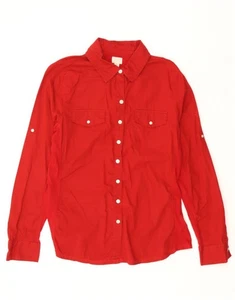 CONVERSE Womens Shirt UK 18 XL Red Cotton ZW24 - Picture 1 of 3