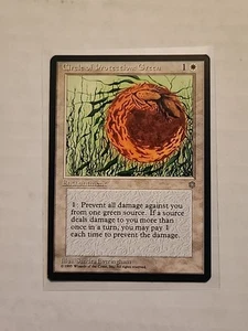 Circle of Protection: Green - Ice Age - MTG Magic - Common - White Enchantment - Picture 1 of 1
