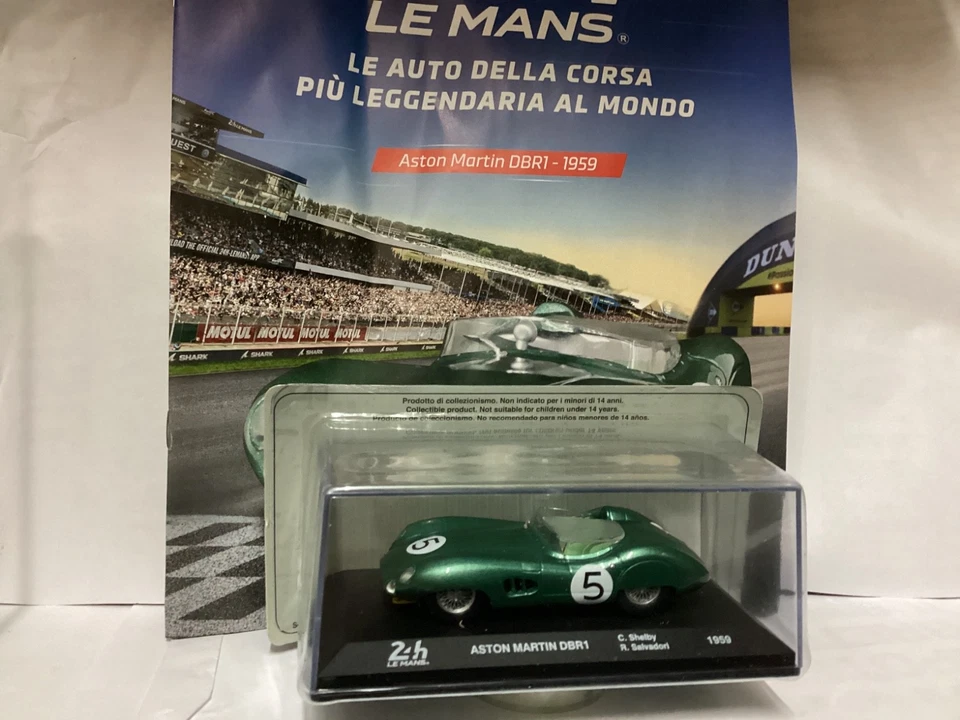 IXO ASTON MARTIN DBR1  24h LE Mans 1959   , die-cast 1/43, Nuova in teca - Immagine 1 di 4