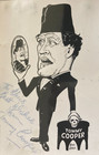 TOMMY COOPER, Comedy Legend, original signed autograph 5x3 promo picture card !