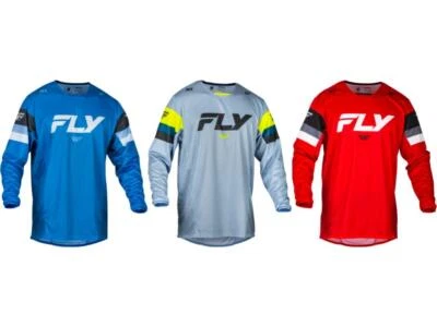 Camiseta deportiva de motocross Fly Racing Youth Kinetic Prix MX/ATV/camisa de equitación para niños 2024 Foto 1 de 3